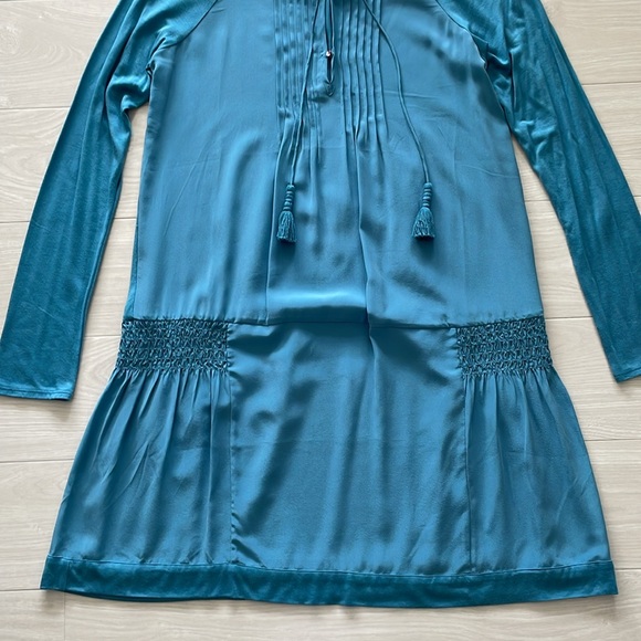 Calypso St. Barth Blue Silk & Model Dress - Picture 3 of 11